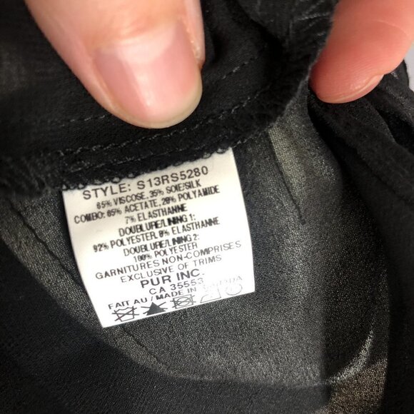 IRIS SETLAKWE Silk Blend Halter Black Pink Abstract Floral Maxi Dress Sz 4 - Picture 12 of 12